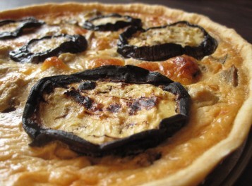 Quiche toute aubergine