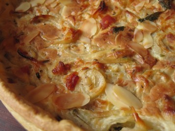 Tarte aux oignons